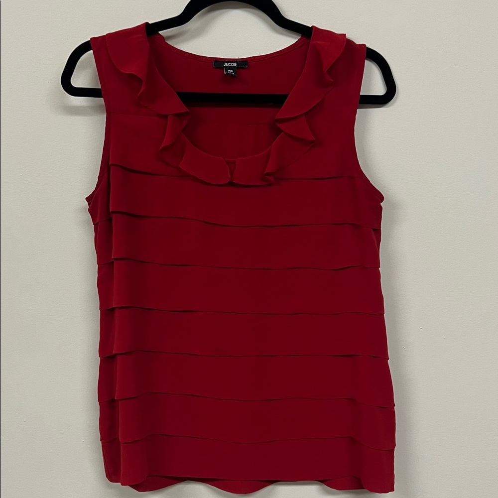 Jacob Deep Red Blouse